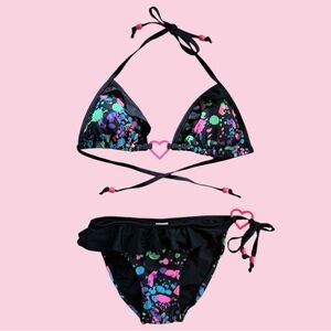 Kaligirlz paint splatter bikini